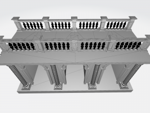 Arched doorway Arcade 3D Print Model