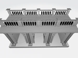 Arched doorway Arcade 3D Print Model