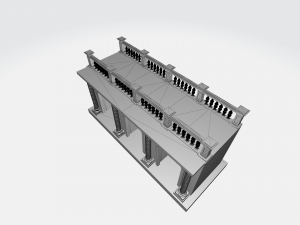 Arched doorway Arcade 3D Print Model