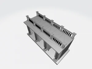 Arched doorway Arcade 3D Print Model