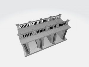 Arched doorway Arcade 3D Print Model
