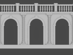 Arched doorway Arcade 3D Print Model