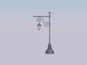 Historischer 3D-Pol &ndash; detaillierte und authentische Illustration 3D Modell