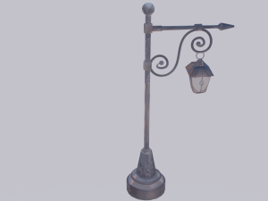 3D Historic Pole - Detailed and Authentic Illustration Model 3D