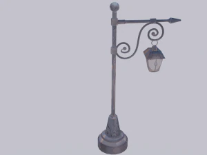 3D Historic Pole - Detailed and Authentic Illustration 3D Model