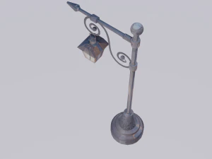 3D Historic Pole - Detailed and Authentic Illustration 3D Model