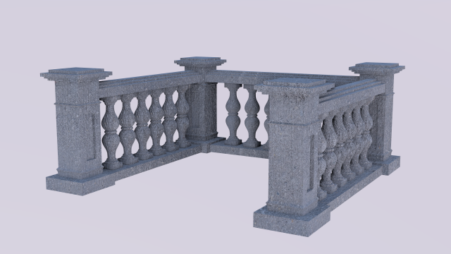 Innovative 3D Balustrade Designs Gallery Modello 3D .c4d .max .obj .3ds .fbx .stl .blend 