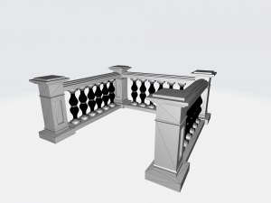 Innovative 3D Balustrade Designs Gallery Modello 3D
