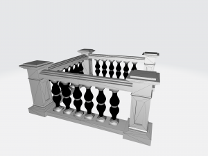 Innovative 3D Balustrade Designs Gallery Modello 3D