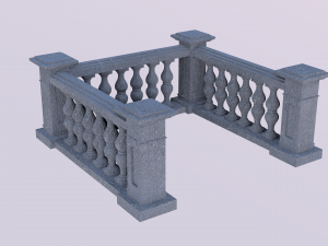 Innovative 3D Balustrade Designs Gallery Modello 3D