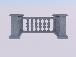 Innovative 3D Balustrade Designs Gallery Modello 3D