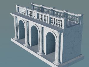Classic Arched Portal 3D Модель
