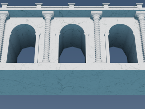Classic Arched Portal 3D Модель