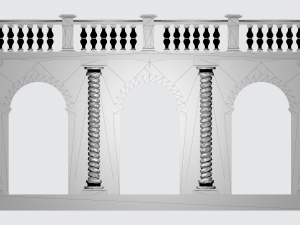 Classic Arched Portal 3D Модель