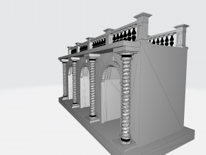 Classic Arched Portal 3D Модель