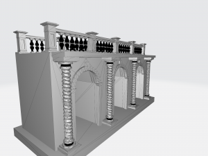 Classic Arched Portal 3D Модель