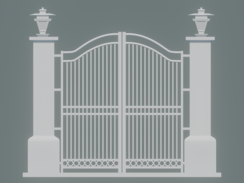 Gate 3D Model do druku 3D