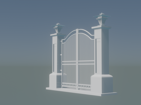 Gate 3D Model do druku 3D