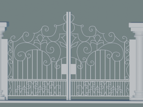 Exclusive 3D Gate Model for Architecture and High-Quality 3D Printing 3D प्रिंट मॉडल