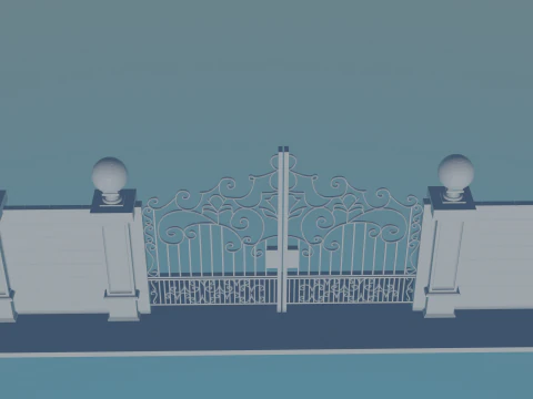 Exclusive 3D Gate Model for Architecture and High-Quality 3D Printing 3D Print Model