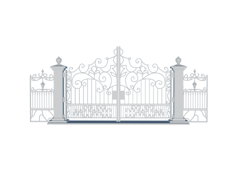 Elegant 3D Printing Gate Patterns for Unique Entrances Modelo de Impressão 3D