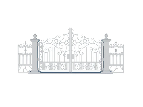 Elegant 3D Printing Gate Patterns for Unique Entrances 3D Print Model