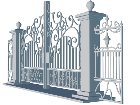 Elegant 3D Printing Gate Patterns for Unique Entrances Modelo de Impressão 3D