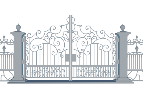 Elegant 3D Printing Gate Patterns for Unique Entrances Modelo de Impressão 3D