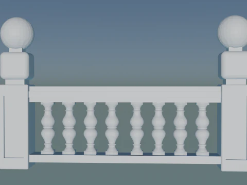 Classic and Modern 3D Balustrades for Architects 3D Print Model