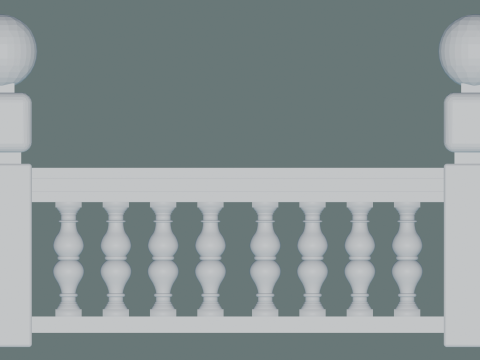 Classic and Modern 3D Balustrades for Architects 3D प्रिंट मॉडल