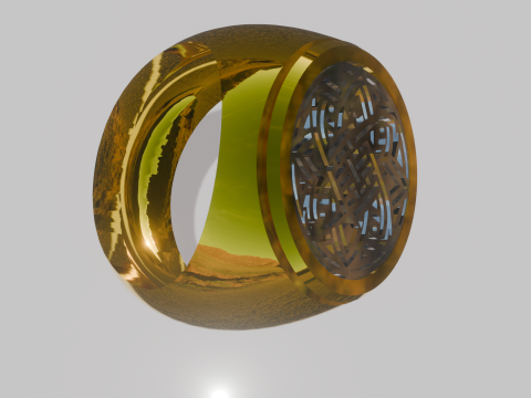 Luxury 3D Printed Wedding Rings 3D 프린트 모델