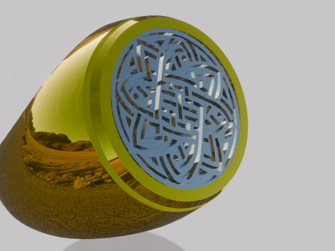 Luxury 3D Printed Wedding Rings 3D Print Model