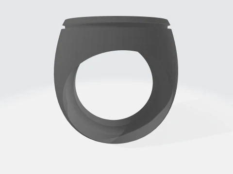 Luxury 3D Printed Wedding Rings 3D Print Model