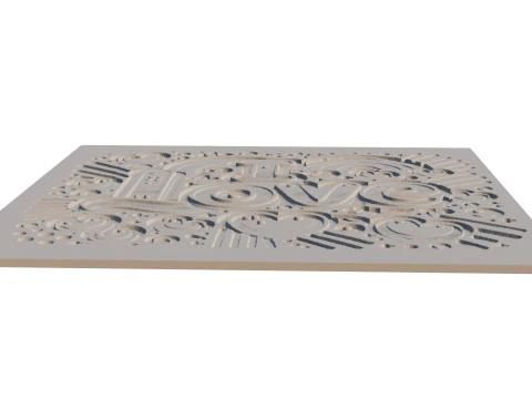 Amour 3D Modèles 3D en vedette