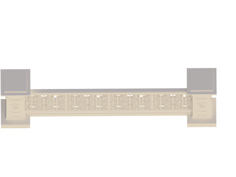 Architecture Railing 3D Print Model
