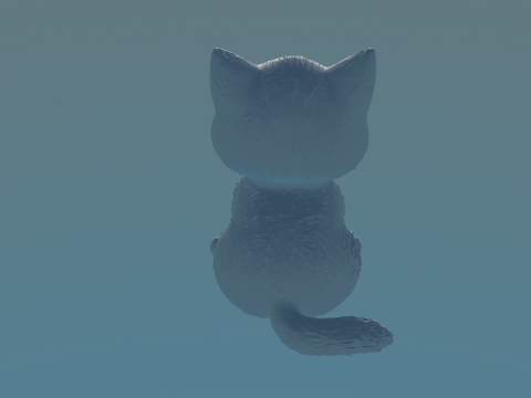 Cat Model Cetak 3D