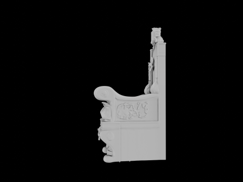 Kings Throne Majestic Royal Download 3Dプリントモデル