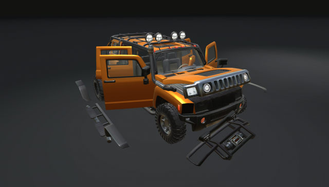real car 1 3D 모델 .c4d .max .obj .3ds .fbx .stl .blend 