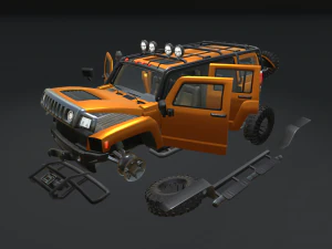 справжня машина 1 3D Модель