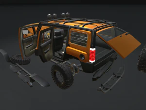 справжня машина 1 3D Модель