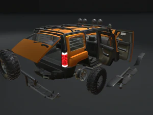 справжня машина 1 3D Модель