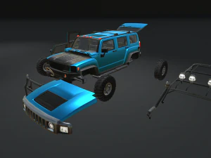 справжня машина 1 3D Модель