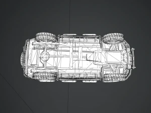 справжня машина 1 3D Модель