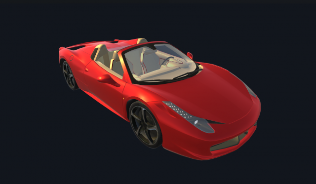real car 3 3D Model .c4d .max .obj .3ds .fbx .stl .blend 