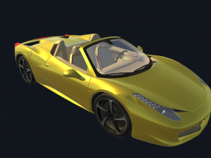 real car 3 3D Model