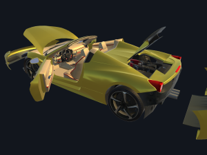 real car 3 3D Model