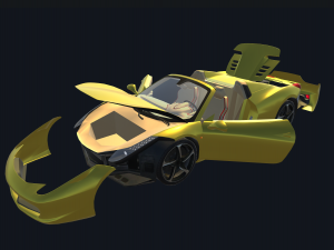 real car 3 3D Model