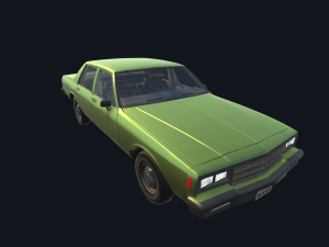 real car 4 Modèle 3D