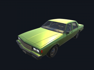 real car 4 Modèle 3D