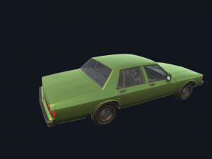 real car 4 Modèle 3D